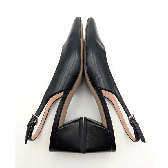 Franco Sarto Jacer Block Heel Slingback Pump Women's Black Size US9M EU40 - Picture 5 of 12